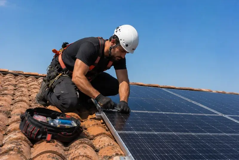 Maintenance et monitoring de panneaux solaires à Villard-de-Lans