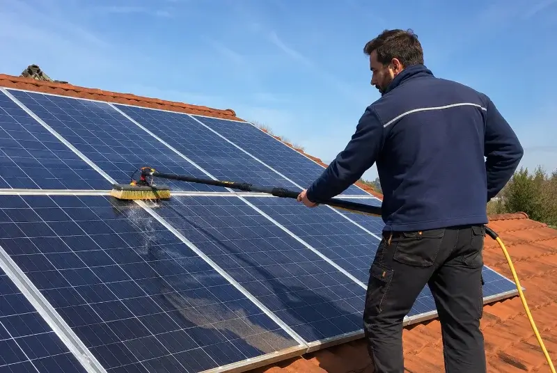 Nettoyage et entretien de panneaux solaires à Villard-de-Lans